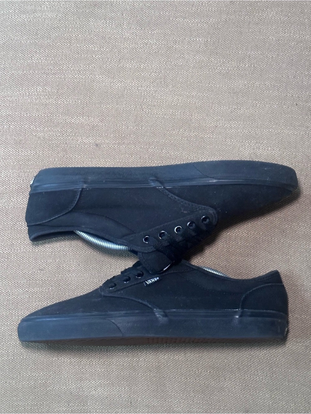 Vans Black Low-Top Canvas Sneakers Size 12